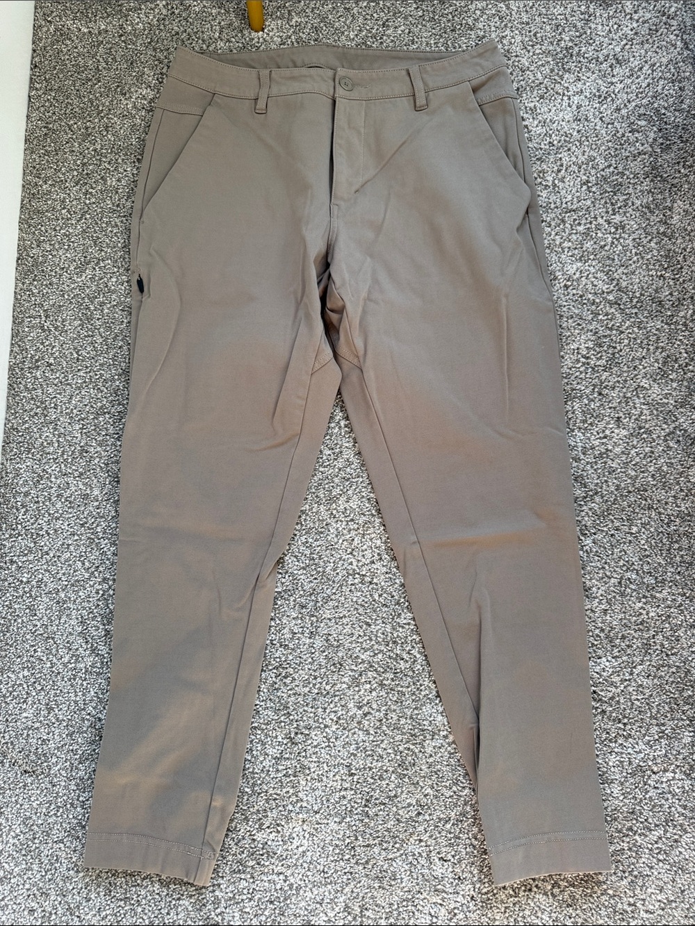 BYLT Basics Slim Chino Pants in Taupe